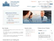 Tablet Screenshot of crus-surc.ca